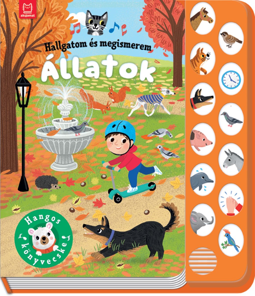 HALLGATOM ÉS MEGISMEREM - ÁLLATOK - HANGOS KÖNYVECSKE