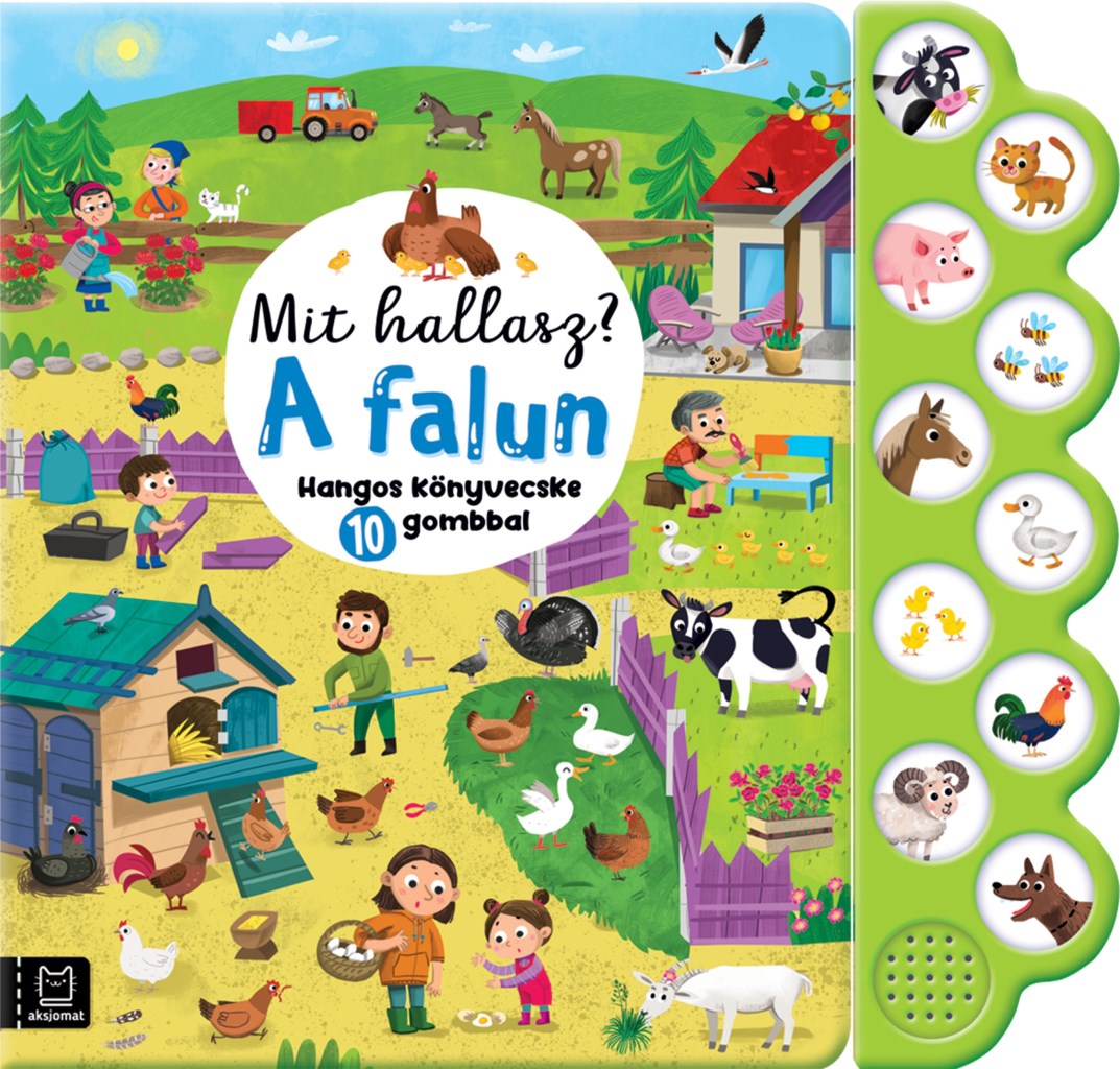 MIT HALLASZ? -  A FALUN - HANGOS KÖNYVECSKE 10 GOMBBAL