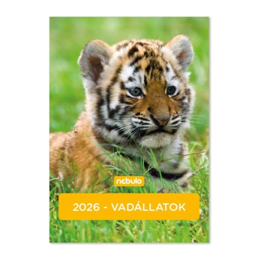 FALINAPTÁR A4 TŰZÖTT 2026, VADÁLLAT