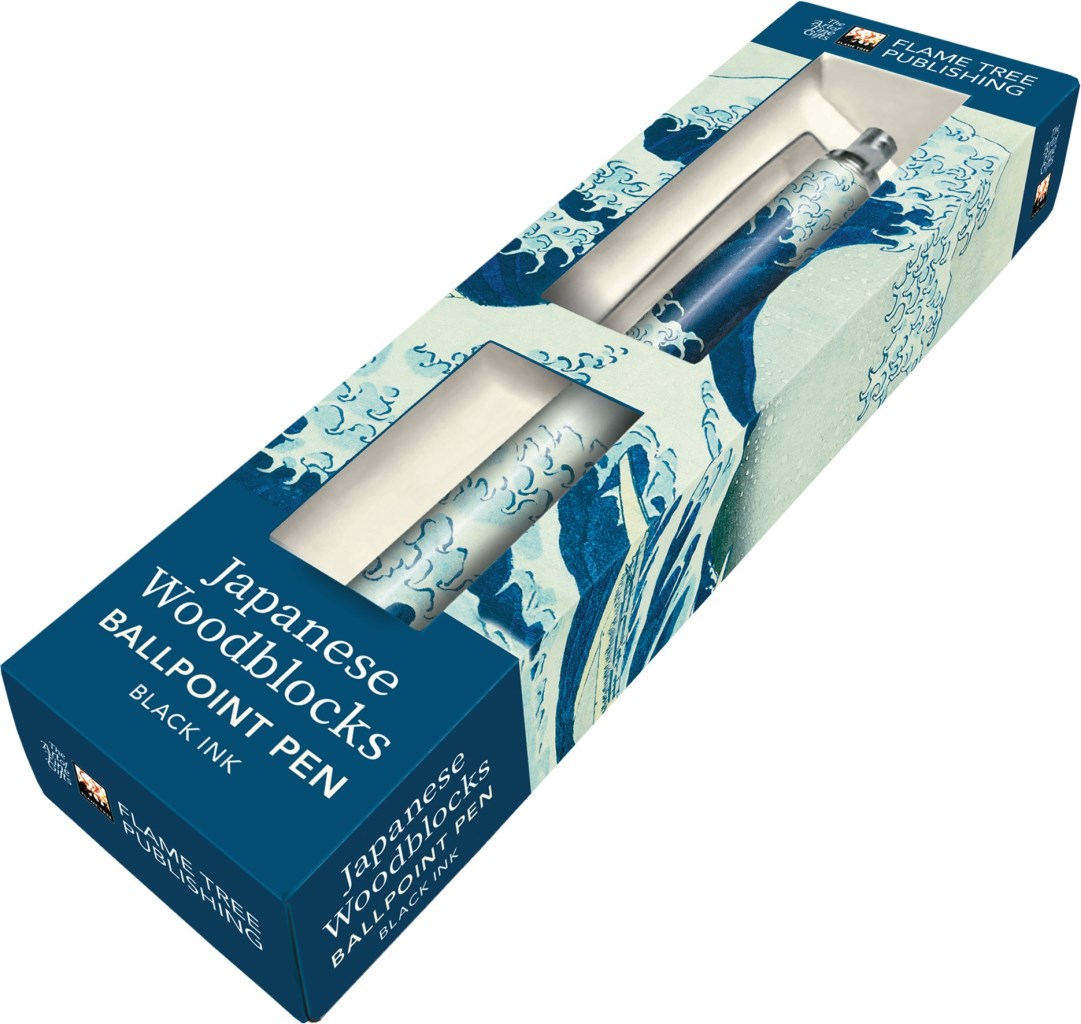 FLAME TREE GOLYÓSTOLL HOKUSAI: THE GREAT WAVE