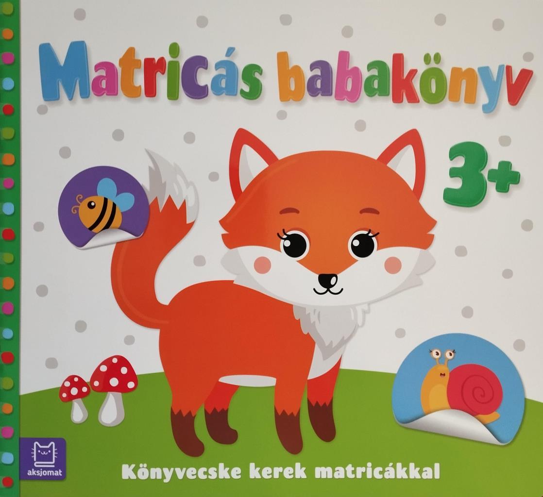 MATRICÁS BABAKÖNYV 3+ (KÖNYVECSKE KEREK MATRICÁKKAL)