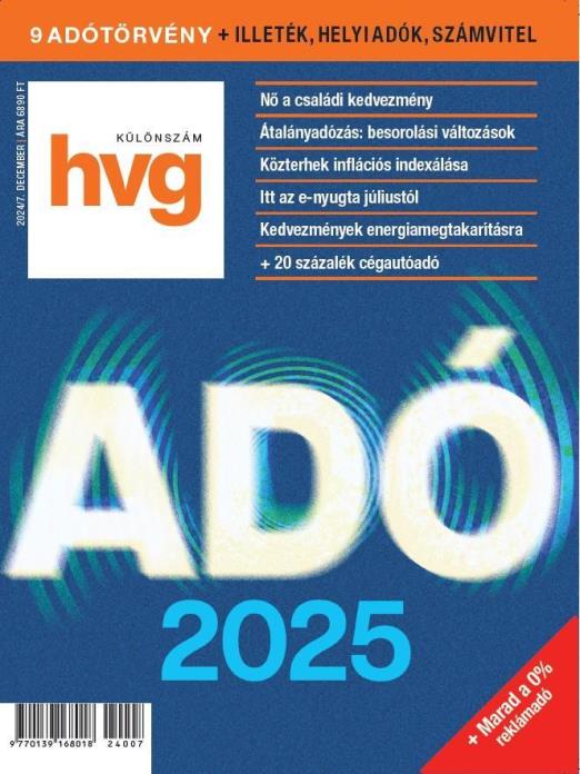 ADÓ 2025 - HVG KÜLÖNSZÁM