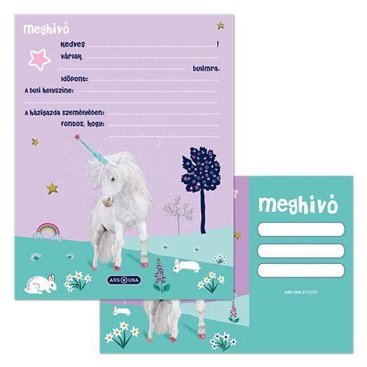 PARTIMEGHÍVÓ BORÍTÉKKAL CUTE ANIMALS UNICORN (5448) 25