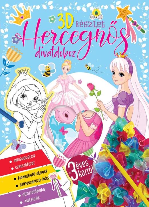 HERCEGNŐS DIVATDOBOZ - 3D KÉSZLET