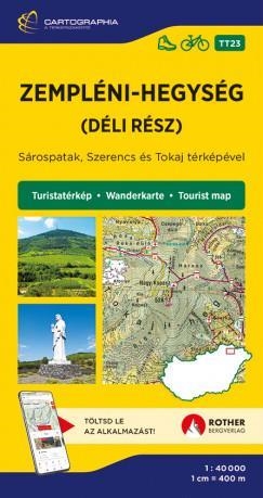 ZEMPLÉNI-HEGYSÉG (DÉLI RÉSZ) TURISTATÉRKÉP [TT23] (SÁROSPATAK, SZERENCS, TOKAJ)