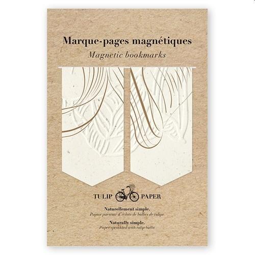 MÁGNESES KÖNYVJELZŐ CLAIREFONTAINE TULIP PAPER, 10,5X15,5CM