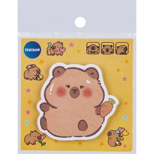 ÖNTAPADÓS JEGYZETTÖMB CENTRUM CAPYBARA 80X80MM 30 LAPOS VEGYES