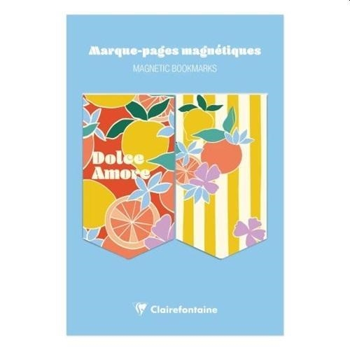 MÁGNESES KÖNYVJELZŐ CLAIREFONTAINE DOLCE AMORE, 10,5X15,5 CM