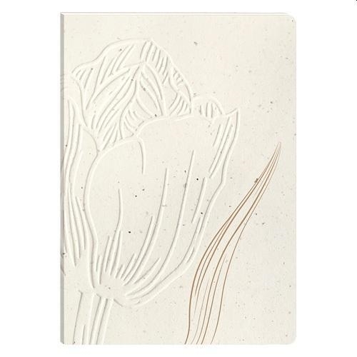 JEGYZETFÜZET CLAIREFONTAINE TULIP PAPER, A/6, 10,5X14,8CM, 64 LAPOS, SIMA