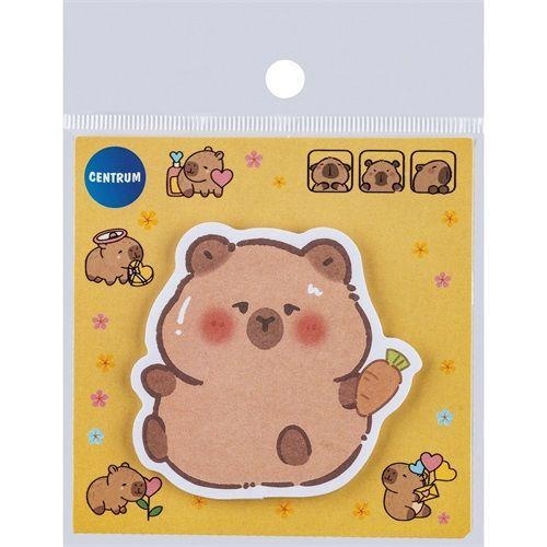ÖNTAPADÓS JEGYZETTÖMB CENTRUM CAPYBARA 80X80MM 30 LAPOS VEGYES