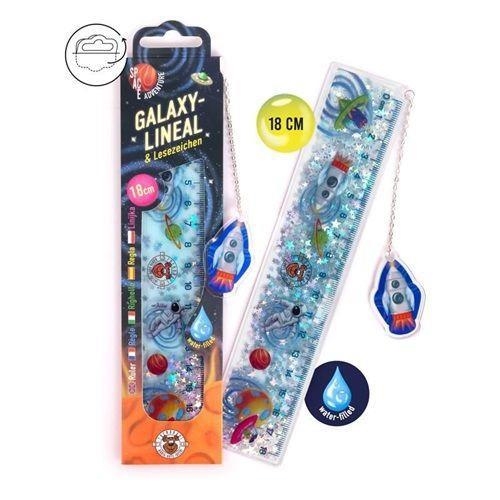 VONALZÓ TRENDHAUS SPACE ADVENTURE GALAXY KÖNYVJELZŐ FUNKCIÓVAL, 18 CM