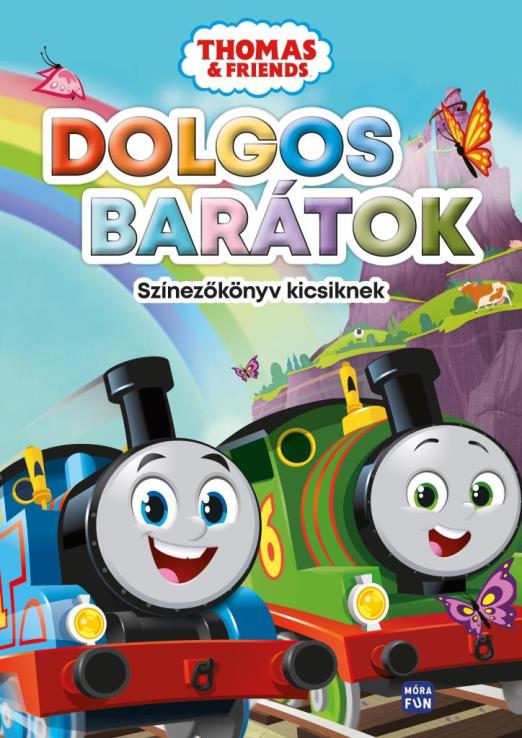 DOLGOS BARÁTOK - SZÍNEZŐKÖNYV KICSIKNEK - THOMAS &FRIENDS