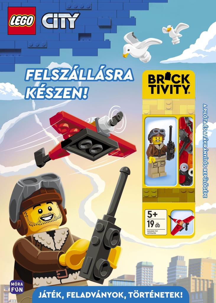 LEGO CITY - FELSZÁLLÁSRA KÉSZEN - A PILÓTA ÉS A TÁVIRÁNYÍTÓS REPÜLŐGÉPE