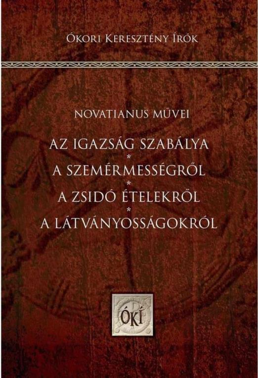 AZ IGAZSÁG SZABÁLYA - A SZEMÉRMESSÉGRŐL A ZSIDÓ ÉTELEKRŐL - A LÁTVÁNYOSSÁGOKRÓL