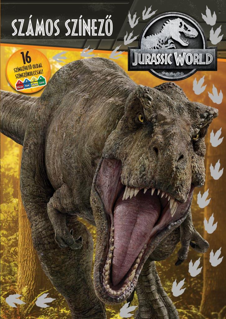 JURASSIC WORLD - SZÁMOS SZÍNEZŐ