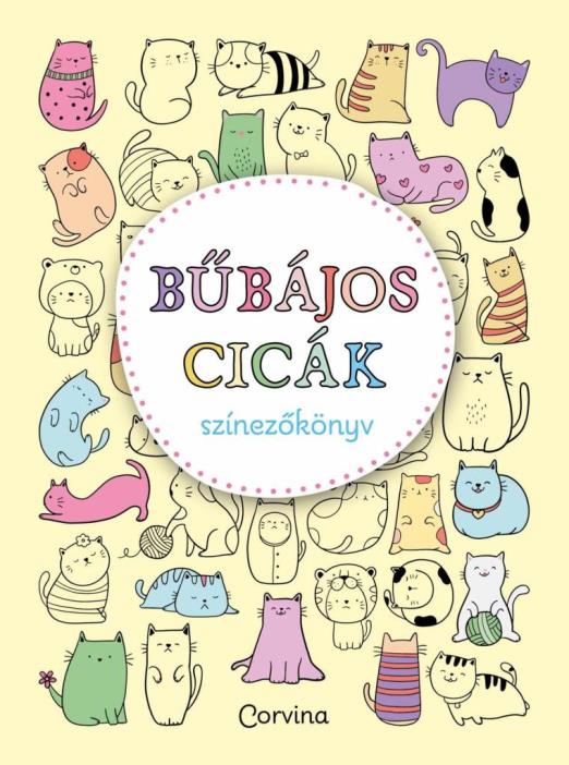 BŰBÁJOS CICÁK  SZÍNEZŐKÖNYV