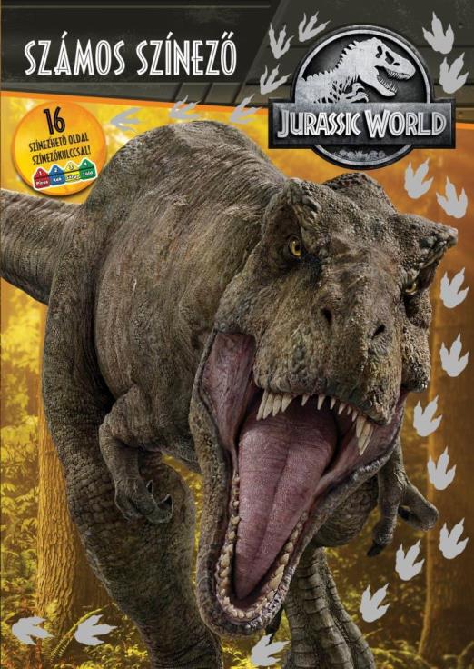 JURASSIC WORLD - SZÁMOS SZÍNEZŐ