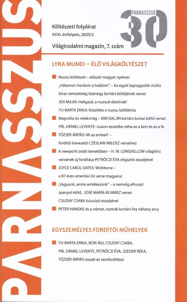 PARNASSZUS 2025/2