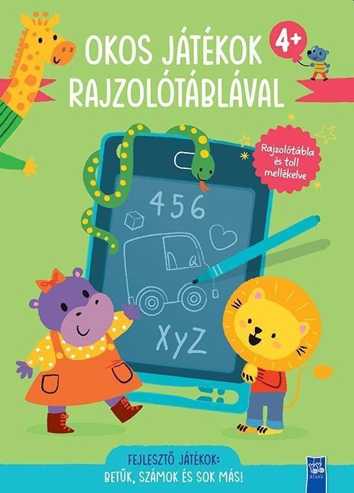 OKOS JÁTÉKOK RAJZOLÓTÁBLÁVAL (4+) - BETŰK, SZÁMOK ÉS SOK MÁS!
