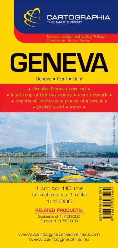 GENF VÁROSTÉRKÉP CART. \"SC\" - FIX