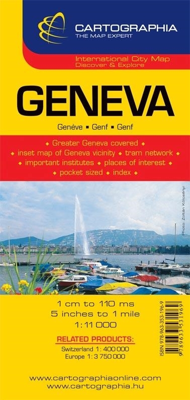GENF VÁROSTÉRKÉP CART. \"SC\" - FIX