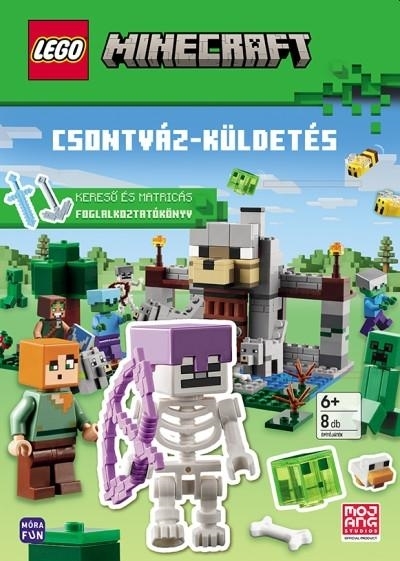 LEGO MINECRAFT - CSONTVÁZ-KÜLDETÉS - KERESŐ ÉS MATRICÁS FOGLALKOZTATÓKÖNYV