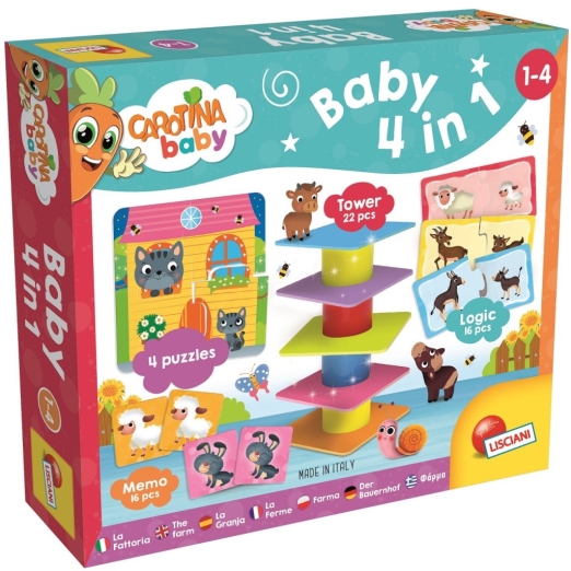 CAROTINA BABY 4 IN 1 JÁTÉK