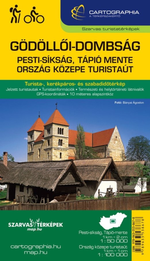 GÖDÖLLŐI-DOMBSÁG - PESTI-SÍKSÁG, TÁPIÓ MENTE - TURISTATÉRKÉP