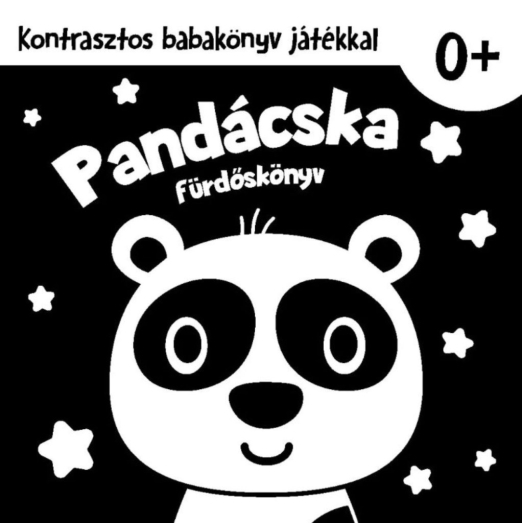 PANDÁCSKA - KONTRASZTOS FÜRDŐSKÖNYV JÁTÉKKAL 0+