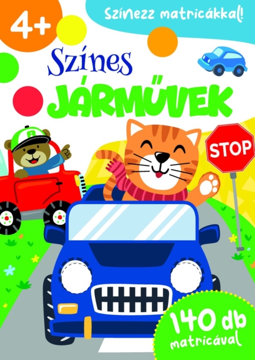 SZÍNES JÁRMŰVEK -  SZÍNEZZ MATRICÁKKAL - 140 DB MATRICÁVAL