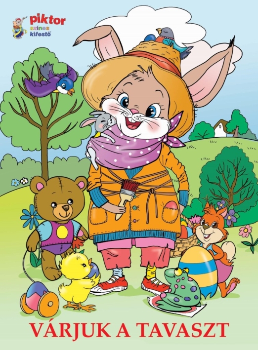 VÁRJUK A TAVASZT - PIKTOR SZÍNES KIFESTŐ