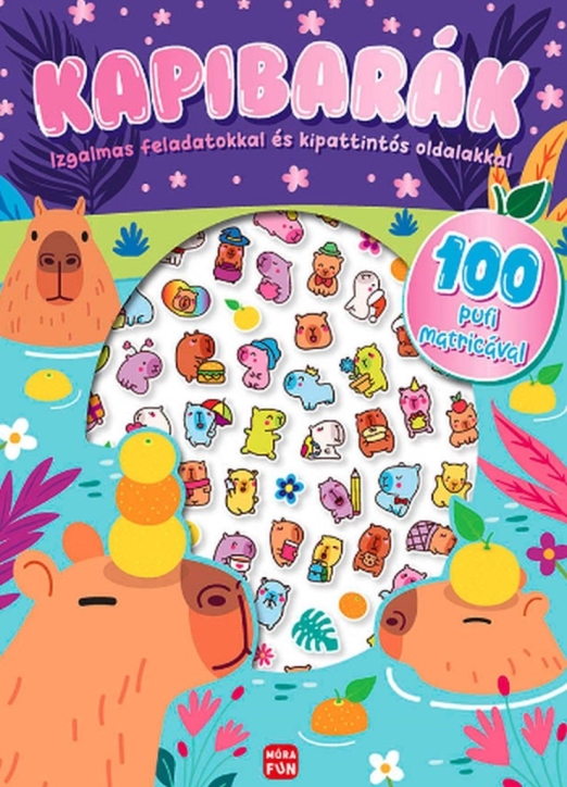 KAPIBARÁK - IZGALMAS FELADATOKKAL ÉS KIPATTINTÓS OLDALAKKAL